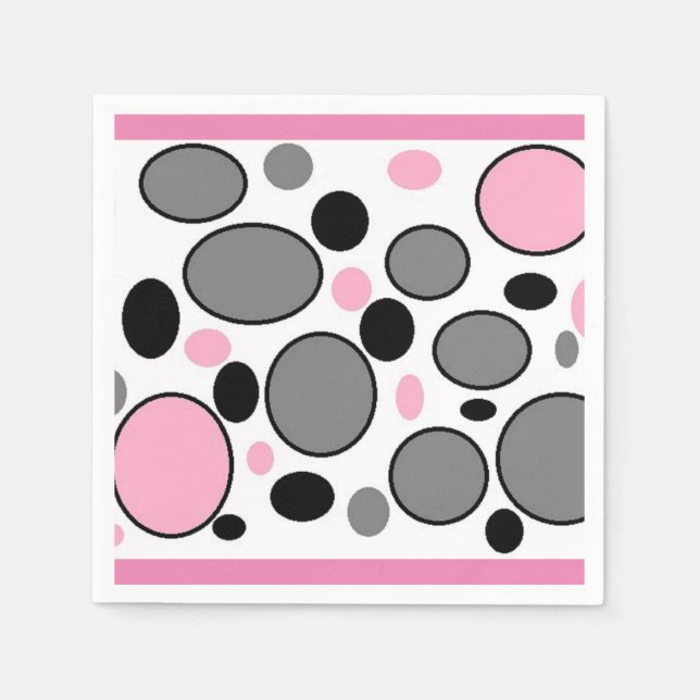 CIRCLES AND OVALS NAPKIN (Front)