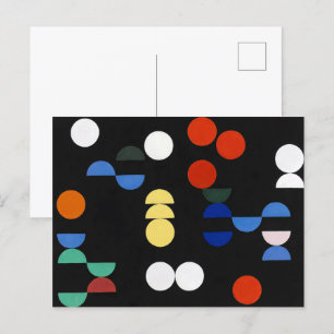 Circles and Semicircles Sophie Taeuber-Arp Postcard