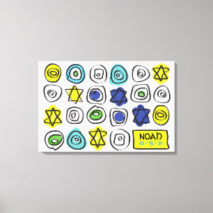 CIRCLES and SQUARES Bar Mitzvah Sign In Board