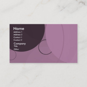 Circles Background Business Card