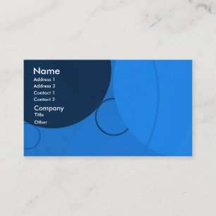 Circles Background Business Card