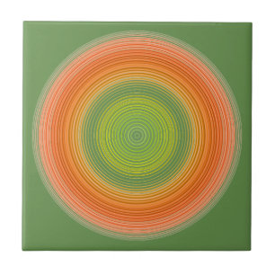 Circles - citrus colours tile