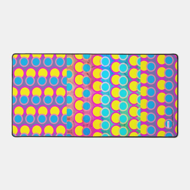 Circles Desk Mat (Front)