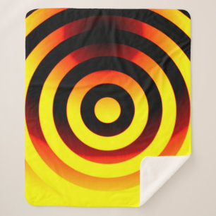 circles geometric backgrounds pattern in colored t sherpa blanket