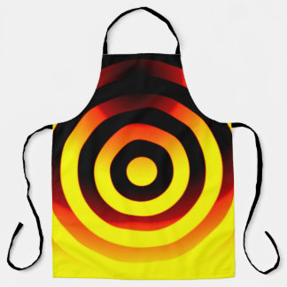 circles geometric backgrounds pattern in coloured  apron