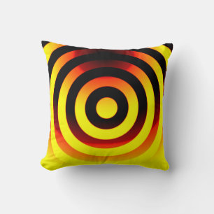 circles geometric backgrounds pattern in coloured cushion