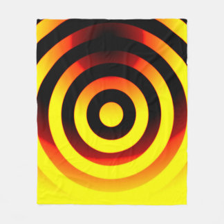 circles geometric backgrounds pattern in coloured  fleece blanket