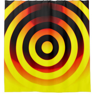 circles geometric backgrounds pattern in coloured  shower curtain