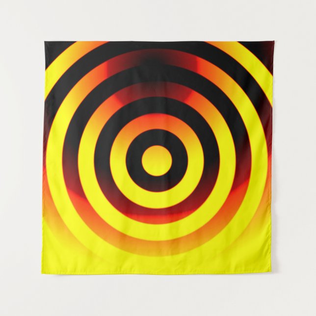 circles geometric backgrounds pattern in coloured  tapestry (Front)