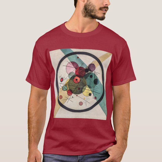 Circles in a Circle - Kandinsky T-Shirt (Front)