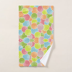 Circles in Circles Hand Towel