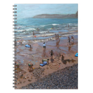 Circles in the Sand Sidmouth 2007 Spiral Notebook