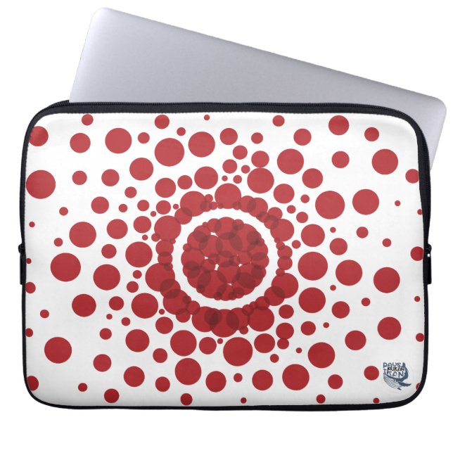 Circles Laptop Sleeve (Front)