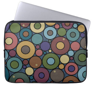 Circles laptop sleeve