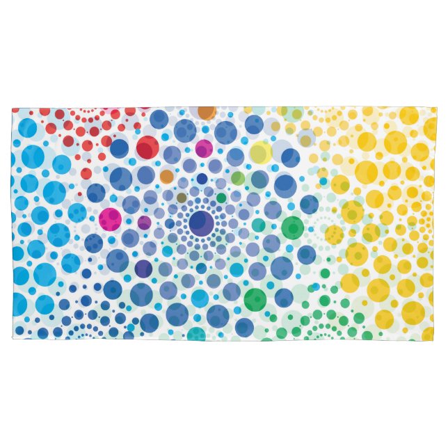 Circles Mandala 3 Pillowcase (Front)