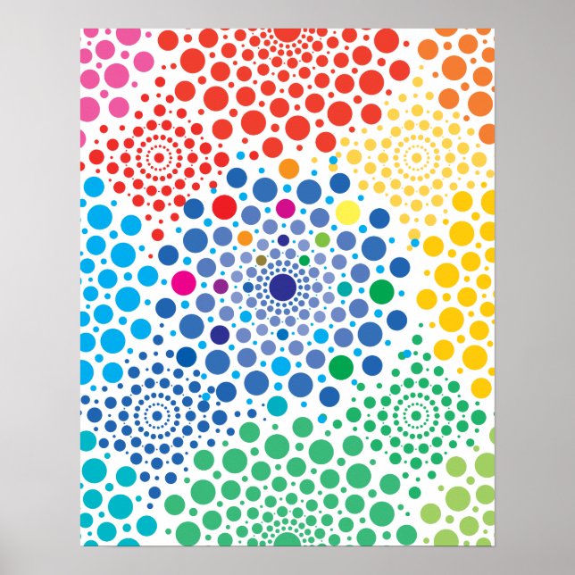 Circles Mandala 3 Poster (Front)
