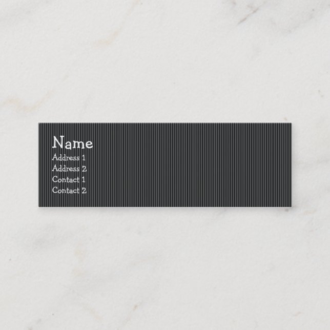 Circles Mini Business Card (Front)