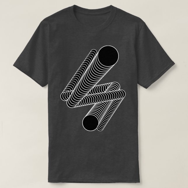 circles morphing design T-Shirt (Design Front)