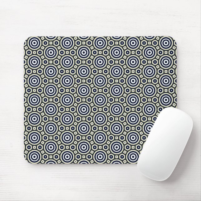 Circles Mouse Pad (With Mouse)