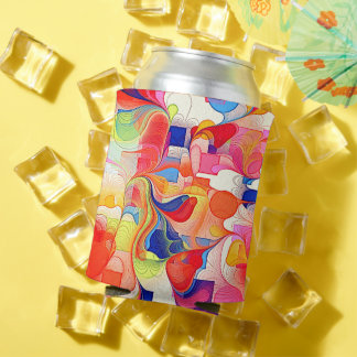 CIRCLES OF COLORS WATCH CAN COOLER