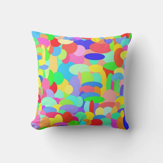 Circles of Colour Pillow (Front)