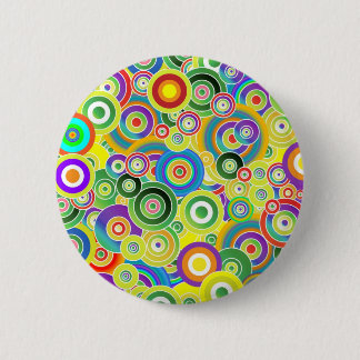 Circles of Colours 6 Cm Round Badge
