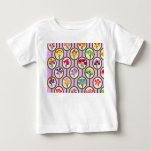 Circles of Flowers Baby T-Shirt