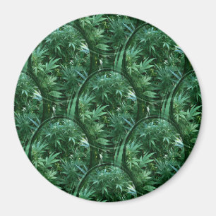 Circles of Leaves..... Magnet