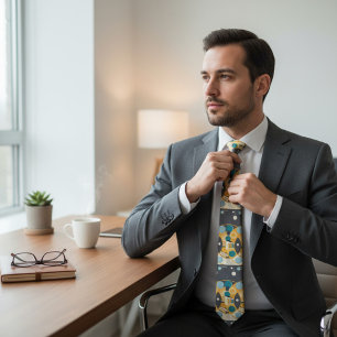 Circles of Sunshine Tie