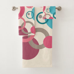 Circles of the horizon bath towel set