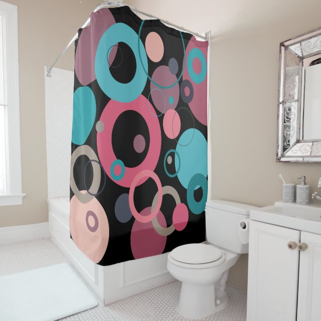 Circles of the horizon      shower curtain (In Situ)