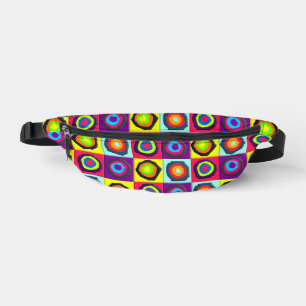 circles pattern bum bags