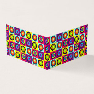 Circles pattern business card