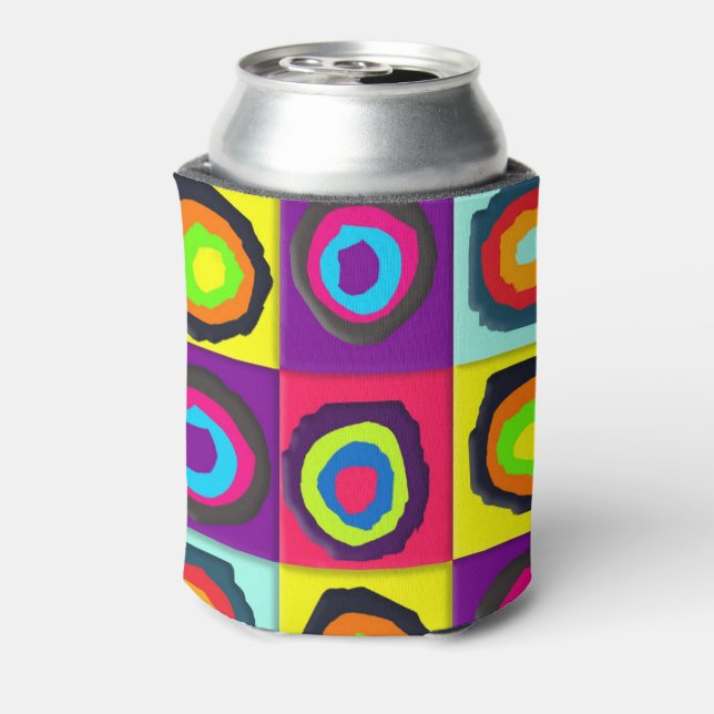circles pattern can cooler (Can Back)