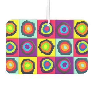 circles pattern car air freshener