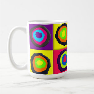 circles pattern coffee mug