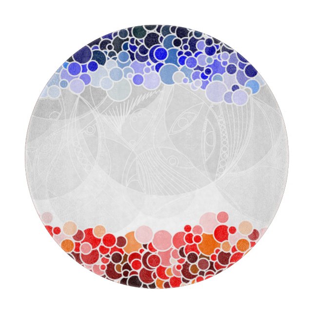 CIRCLES PATTERN CUTTING BOARD (Front)
