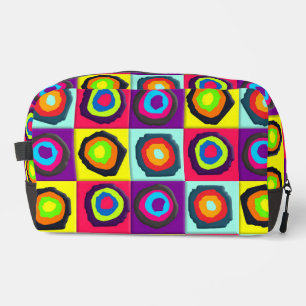 circles pattern dopp kit