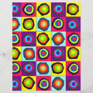 circles pattern flyer