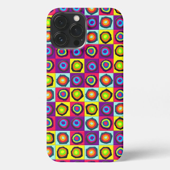 circles pattern   iPhone case (Back)