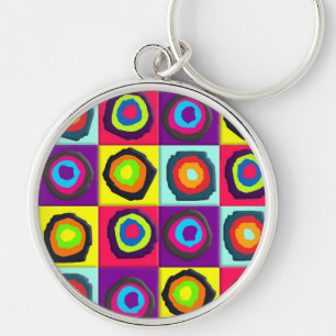 circles pattern  key ring