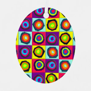 circles pattern  metal tree decoration