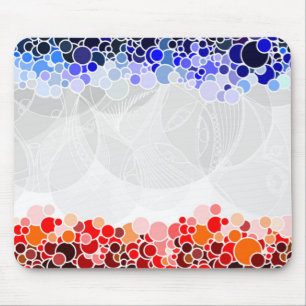 CIRCLES PATTERN MOUSE PAD