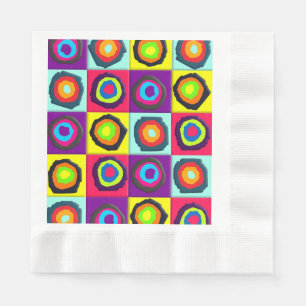 circles pattern napkin