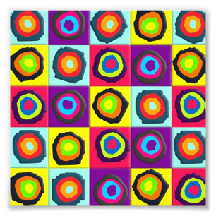 circles pattern photo print