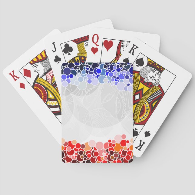 CIRCLES PATTERN PLAYING CARDS (Back)