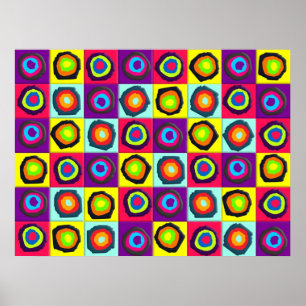 circles pattern poster