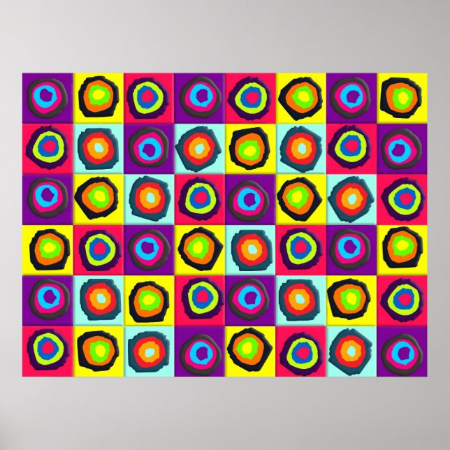 circles pattern poster (Front)