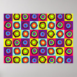 circles pattern poster