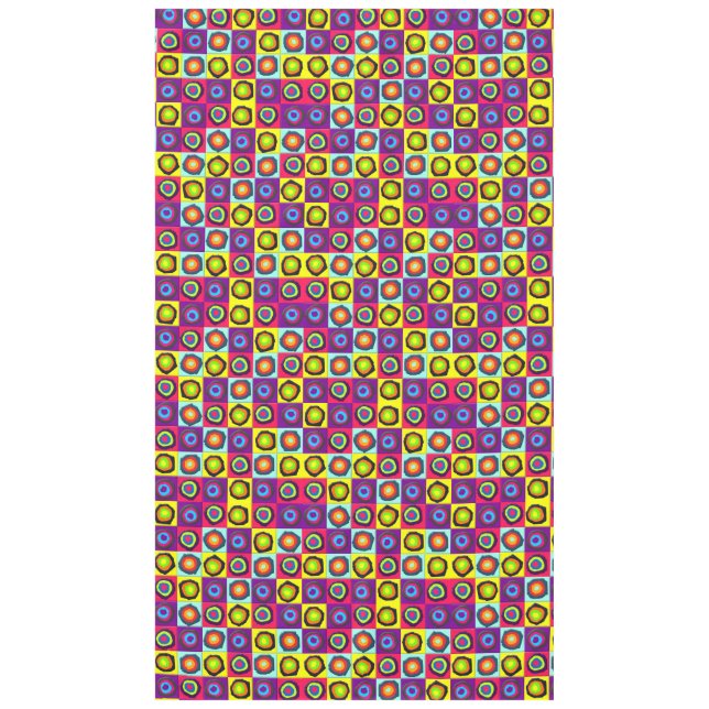 Circles pattern tablecloth (Front)